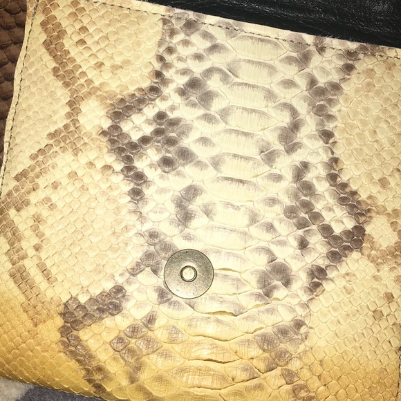 Snakeskin Shoulder bag or Clutch - Picture 7 of 8